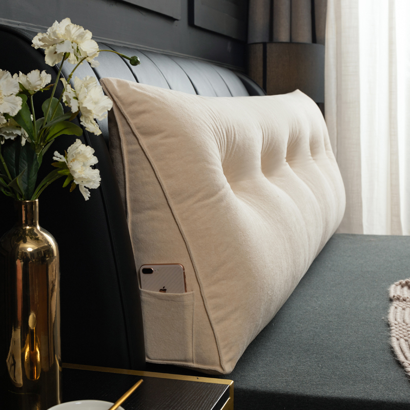 卧室床头靠垫床上双人护腰靠枕沙发大靠背垫榻榻米U软包可拆洗床