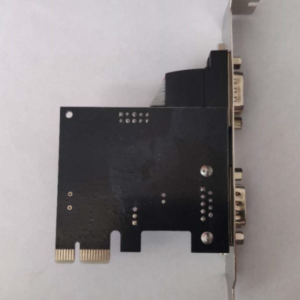 PCI-E转串口卡 双串口接9针设备卡R232接口2个COM口扩展卡 pcie