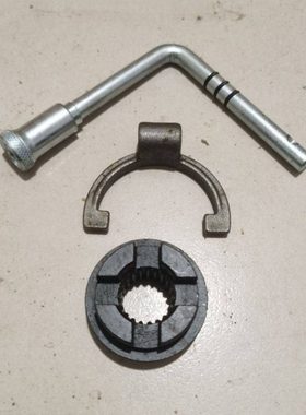 气泵连接盘连接轴东风常柴宁波奔野ct30气泵配件十字轴7字杆拨叉