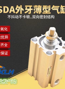 外牙带磁薄型气缸SDAS80X125X130X140X150X175X200-S-B*/