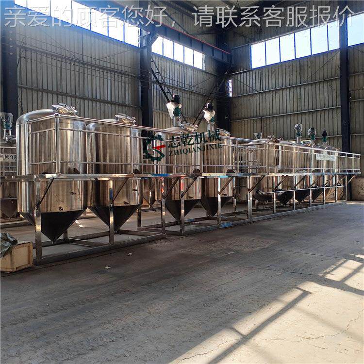 精 炼苏机 生产加工紫油全套TDX设备蓖麻麻油炼油设备 火油榨油设