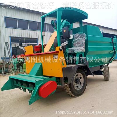 装牛粪四轮车铲式清EZK粪车湿粪便收集清粪机5立方卸容量铲粪干车