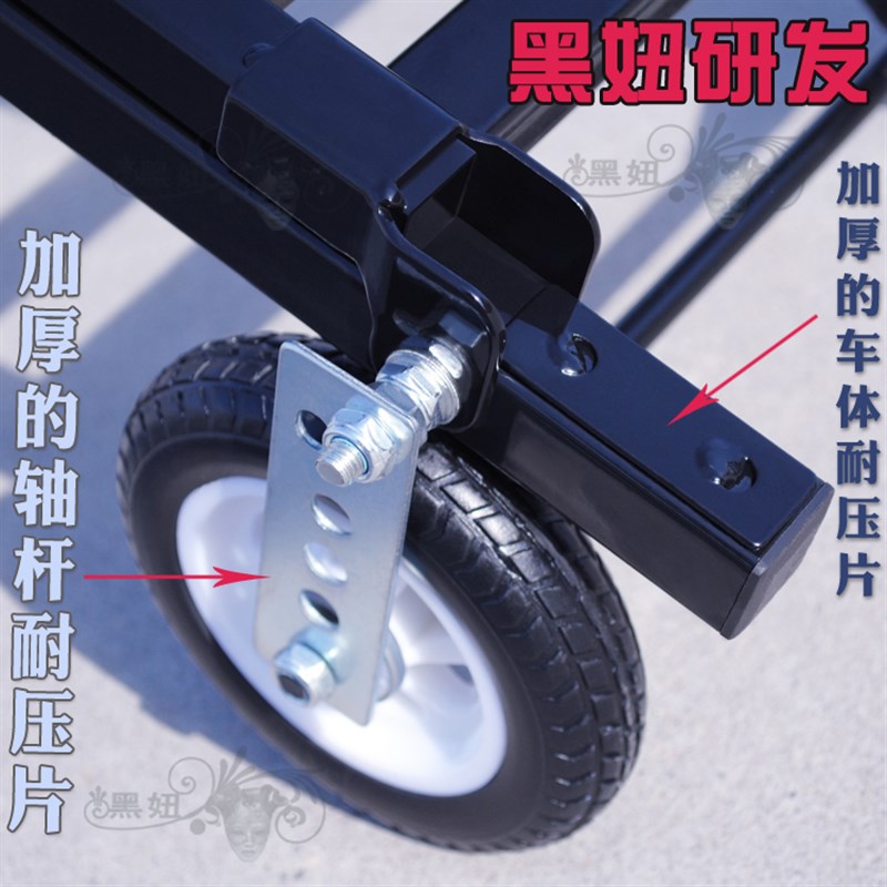 LC03小拉车折叠小推车行李车便携拉货小拖车载重王购物车小货车