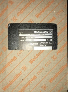 DPA/DCV/0-300Vdc/220Vac/HNE/LNE 魏德米勒 7940033647 未开封
