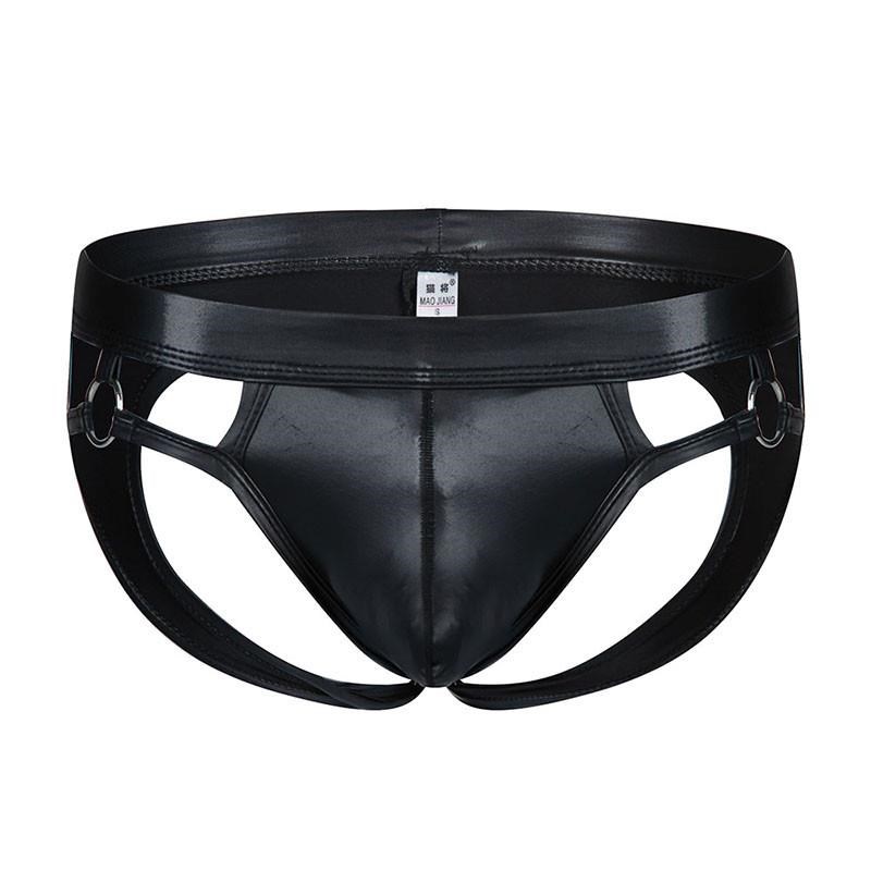 Gays Underwear Men Leather Kinky Men Jockstrap Sissy Panties