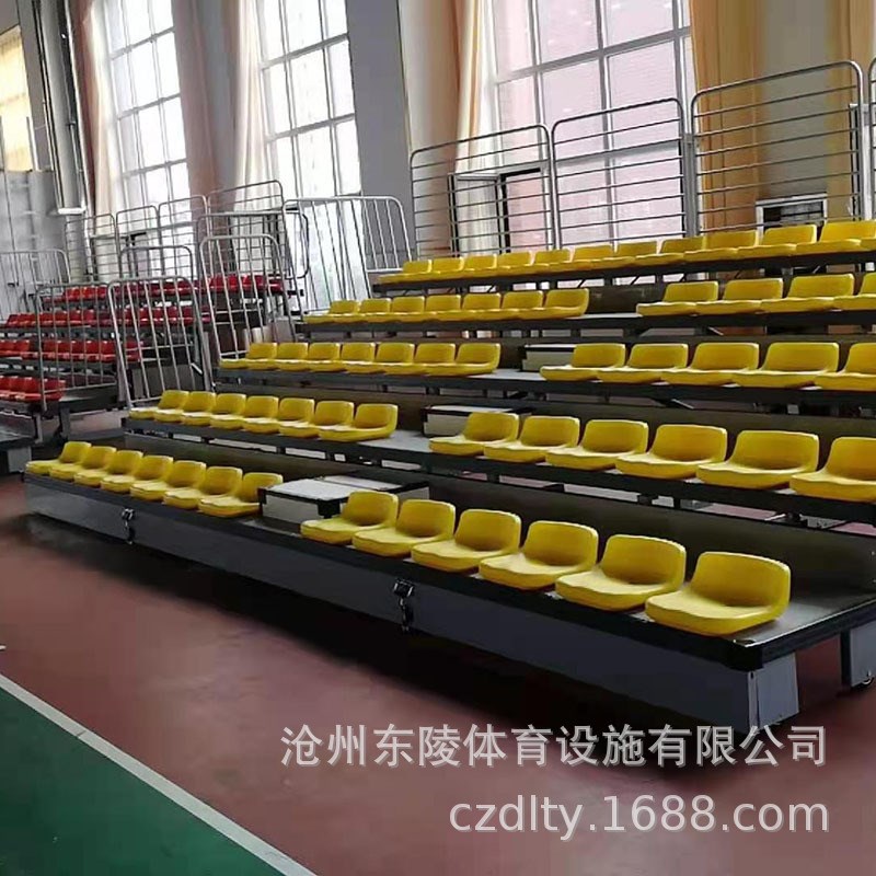 厂家供应可移动伸缩椅看台 简易固定看台 场馆活动看台电动剧院椅