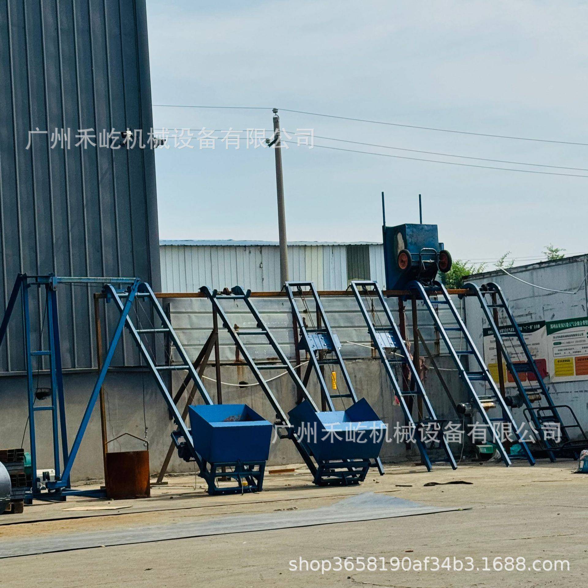 斜坡爬山虎上料机高速护坡混凝土提升机建筑工程运料输送机运料机