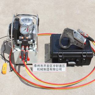 航空铝钛合金材料中空型LCD系列大扭矩重型电动中空液压扳手