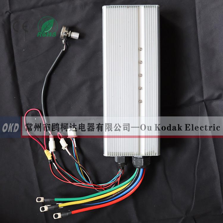 直流无刷电机控制器驱动器5.5KW6KWt60Vt200A可调速正反转PWM