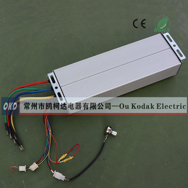 直流无刷电机控制器驱动器7KW7.5KWt72Vt200A可调速正反转PWM