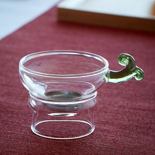 玻璃茶漏过滤器茶叶过滤泡茶器茶叶创意茶滤漏功夫茶具配件分茶器