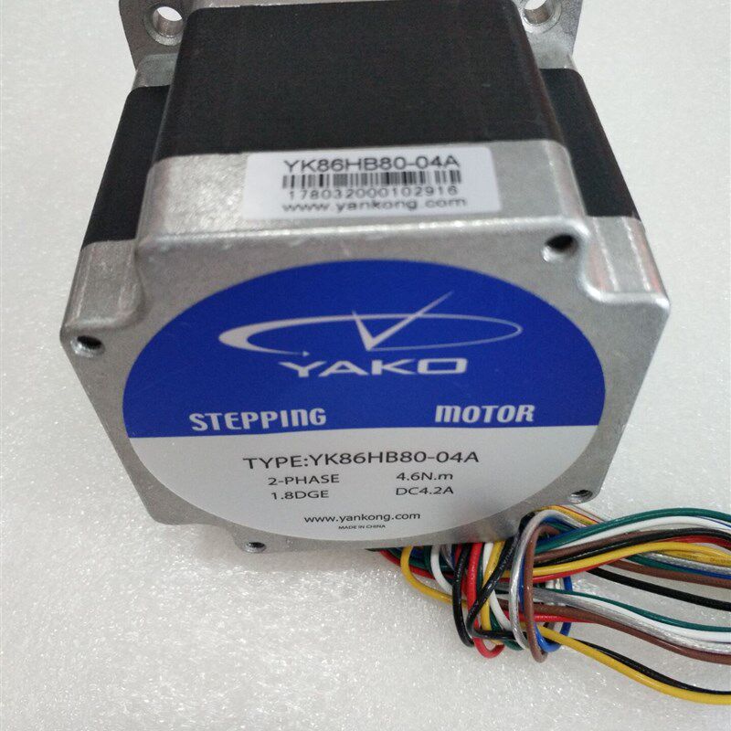 研控两相步进电机YK86HB80-04A YK86HB80-4432K-01适配2D68MH