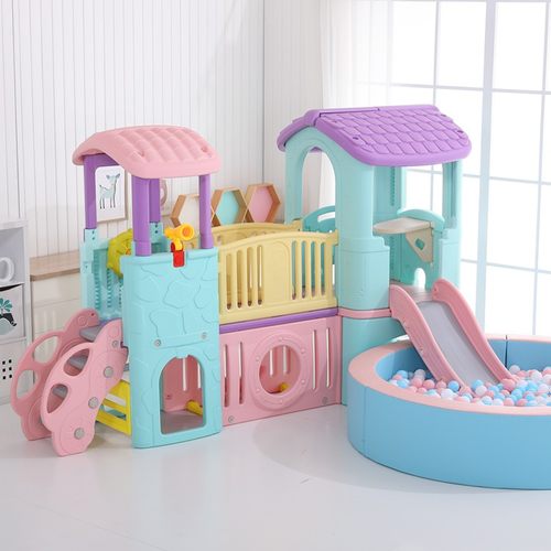 小神童秋千滑滑梯室外大型儿童室内家用城堡滑梯幼儿园游乐场设备