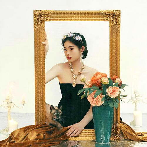 欧式复古婚礼现场背景布置装饰框婚纱照相框定制婚庆道具摆件画框