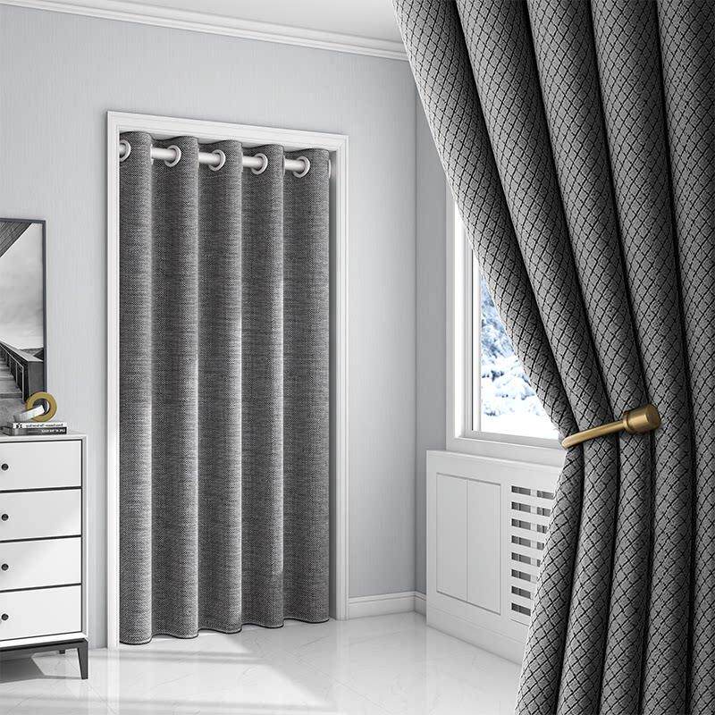 免打孔门帘客厅家用过道屏风隔断窗防风季空调挡风冷气厨房遮挡帘