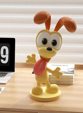 加菲猫周边欧迪狗客厅办公室办公桌面小装饰品搬家生日送礼物摆件