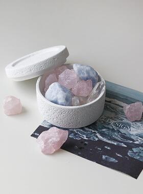 kako冰屿|粉水晶香薰礼盒扩香晶石小众高级卧室摆件新婚生日礼物