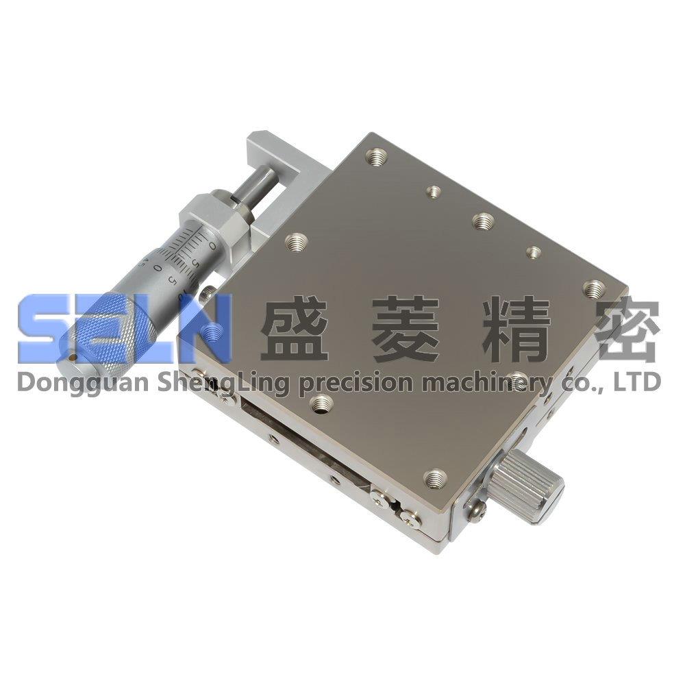 供应X轴LBX60-L直线滚珠型手动微调架位移平台XSG60-CZ