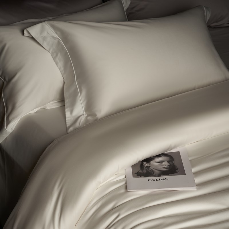 LAFINN 定织200支Giza 86埃及长绒棉四件套极简奢华七星酒店床品