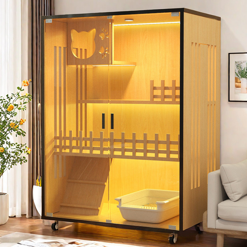 猫别墅猫窝家用室内实木猫屋猫咖猫咪房子超大自由空间猫舍不占地,宠物/宠物食品及用品,猫笼子/猫别墅,淘宝优惠券,粉丝福利购,淘宝优惠卷