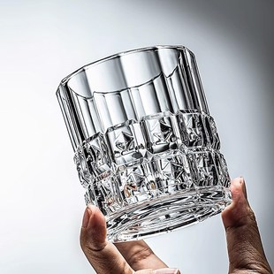 水晶玻璃高端欧式 洋酒杯威士忌杯子轻奢啤酒杯家用高级感套装