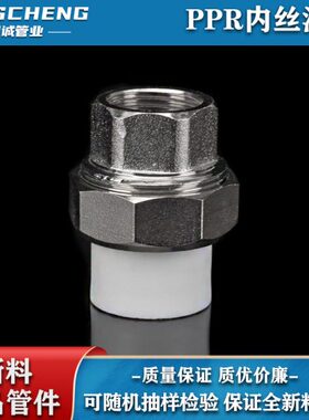 内丝铜外丝铁6分管接头4分件活接25材配内牙20活接PPR管PPR水管