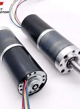 厂家供应50w无刷电机770马达无刷闭环控制 24V无刷行星速电机