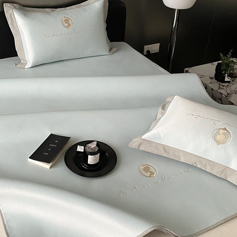 a类母婴级高端冰丝凉席三件套床笠款夏季可水洗可机洗空调软席子,床上用品,冰丝席,淘宝优惠券,粉丝福利购,淘宝优惠卷