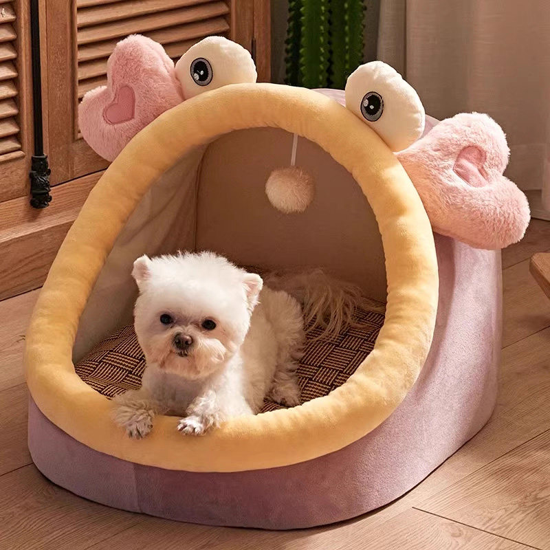 狗窝四季通用可拆洗中小型犬泰迪狗床房子半封闭猫窝夏天宠物用品,宠物/宠物食品及用品,狗窝/屋/帐篷/沙发,淘宝优惠券,粉丝福利购,淘宝优惠卷