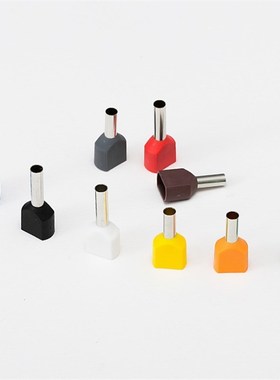 TE1510 管型双线绝缘端头 冷压端头 针形接线端子 1000只