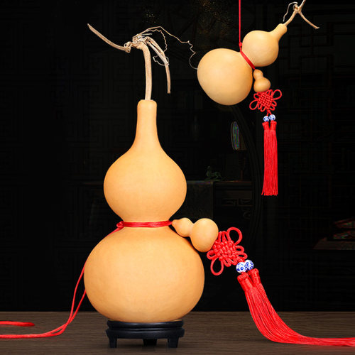 天然不开口真葫芦挂件平安福禄门朝门厕所卧室内汽车挂饰品