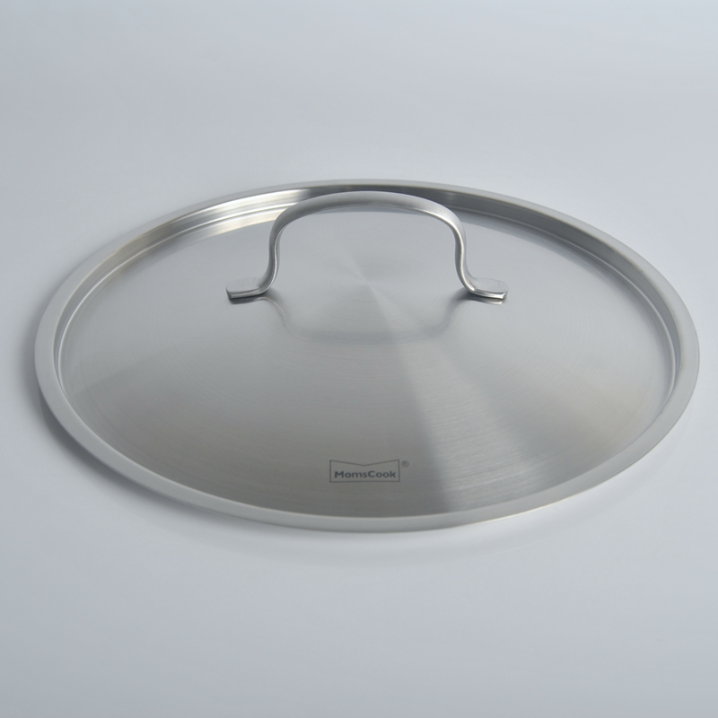 18/10不锈钢盖子汤锅盖子下沉式锅盖合适16-18-20-24-26-28cm