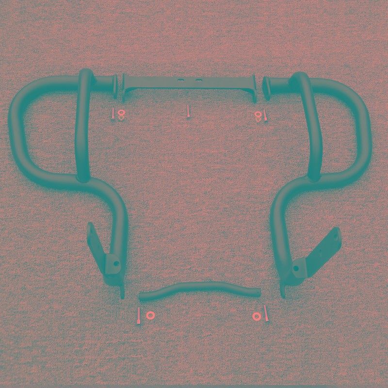 适用钱江闪300改装保险杠防摔杠侧边包帆布包 后支架后靠背后货架