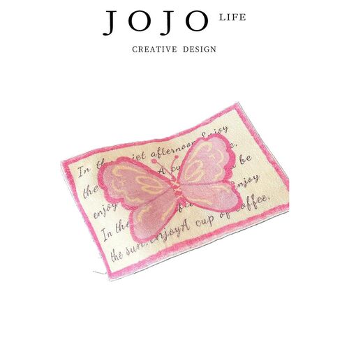 JOJOS L. PD.benqian.仿羊绒房间床边地垫吸水防滑耐脏垫子本钱