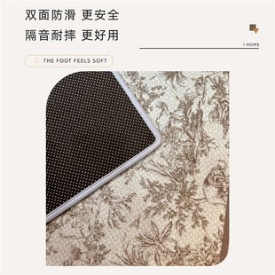 防滑垫玄关耐脏地垫可裁剪进门门口门垫 原木风入户门地毯2024新款