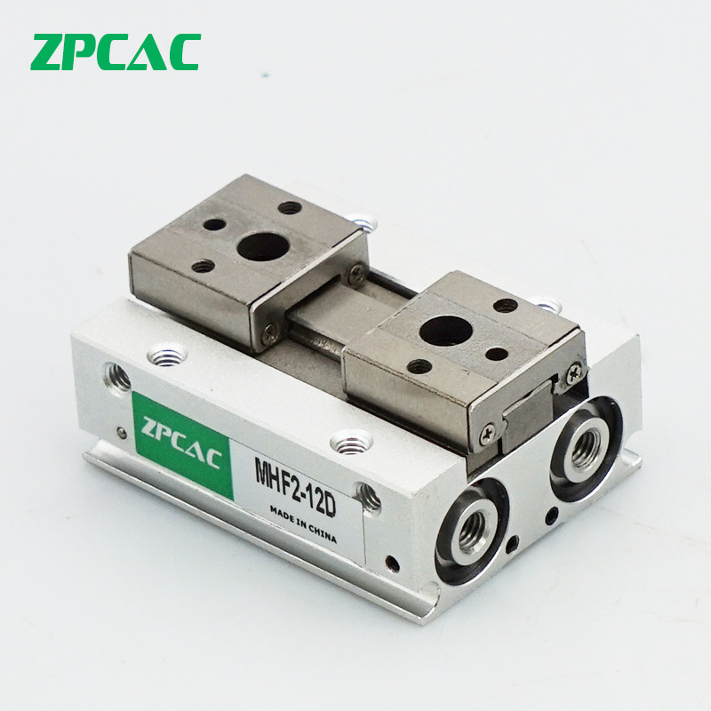 导轨滑台平行手指气缸MHF2-8D 12D 16D 20D D1 D2薄型气爪替SMC