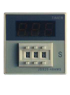 JSS20-48AMS数字计时器24VAC220V交直流延时继电器99.9SM定时开
