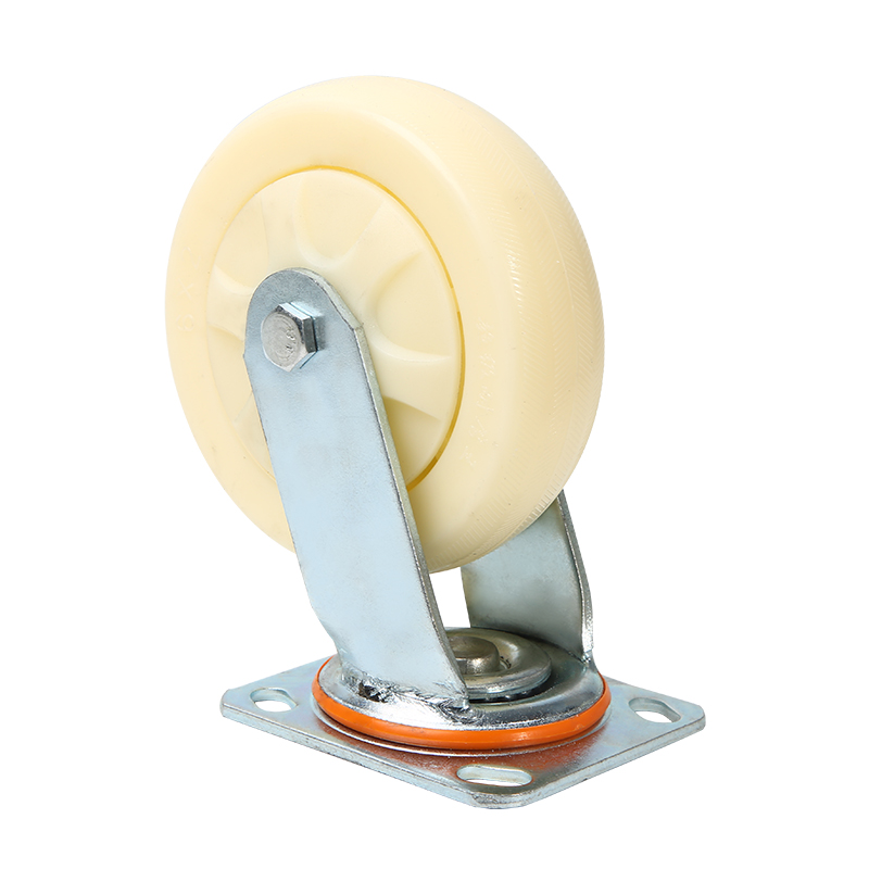 万向轮轮子重型脚轮6寸尼龙轮4寸5寸8寸平板手推车拖车防缠绕固定
