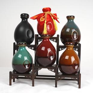 2酒壶小酒坛家用 空瓶子白酒瓶酒瓶一斤陶瓷酒高档存密封酒罐1斤装