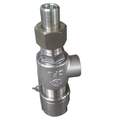 dn15国标单向直角式安全阀A21H-16C螺纹不锈钢弹簧微启安全阀供应