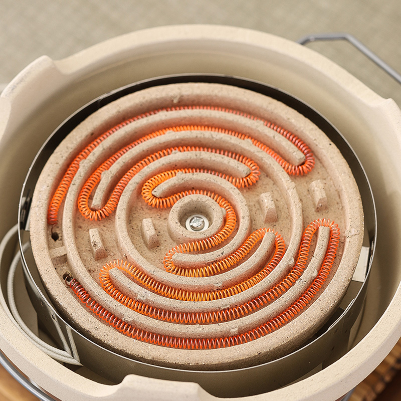 泥炉专用电炉丝炉煮茶电围炉电热炉耐高温小炉盘家用炉子室内插电