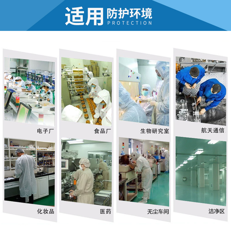 无尘服防尘服套装男女分体洁净服喷漆防护服连帽防静电衣服工作服