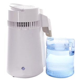 不锈钢蒸馏水器玻璃水桶 牙科蒸馏水机6L 口腔灭菌器纯露机