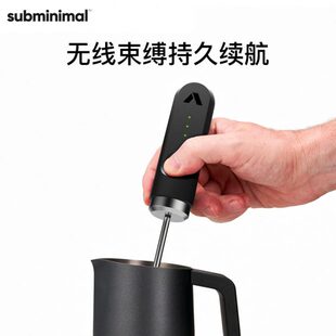 新加坡NanoFoamer咖啡打泡器电动迷你手持打奶器牛奶搅拌器奶泡机
