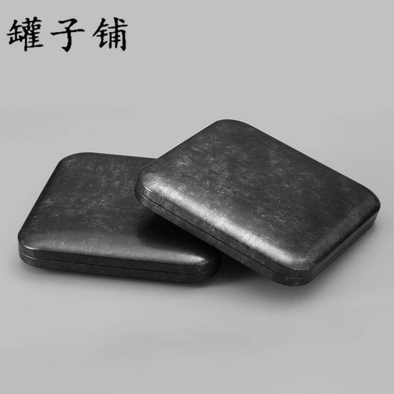 357克茶饼铁盒 普洱茶福鼎白茶铁盒茶叶罐铁盒收纳金属盒现货