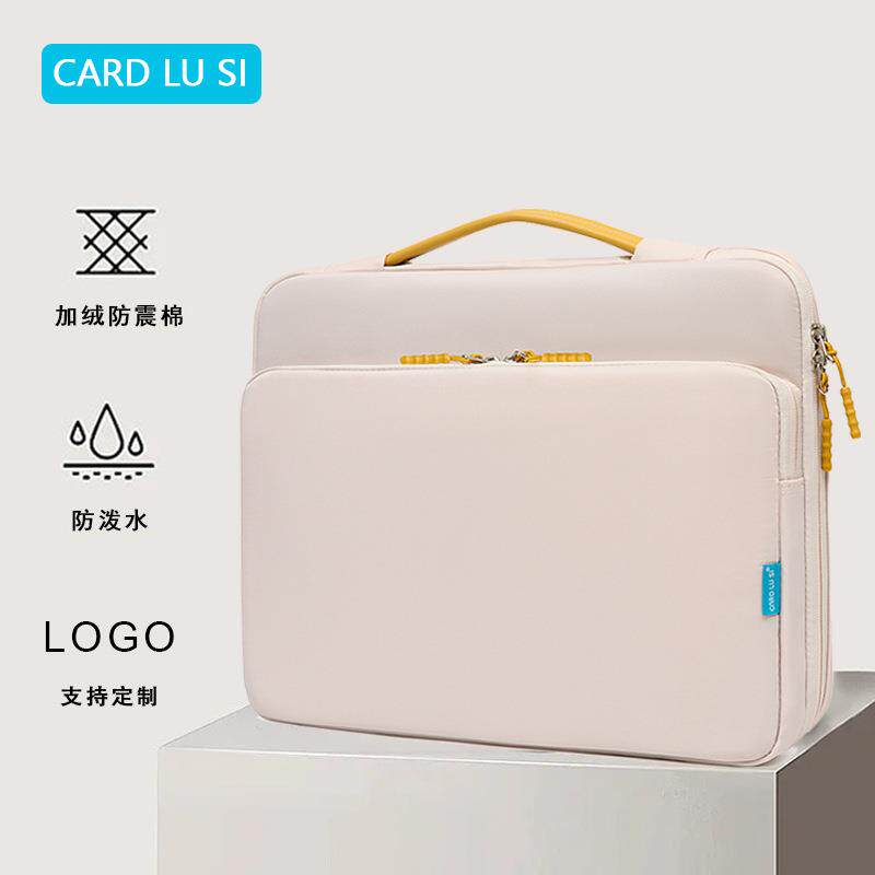 集采手提笔记本电脑包女士新款14寸16寸电脑内胆包高级感简约办公