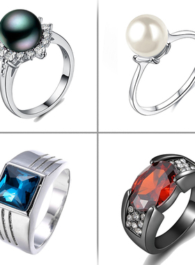 样板房衣帽间梳妆台抽屉格子饰品戒指道具摆件梳妆台首饰盒装饰品