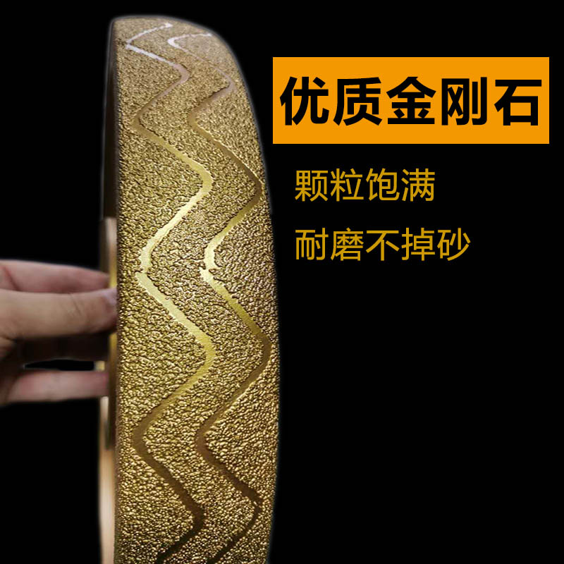 钎焊金刚石铸铁磨轮砂轮打磨球铁铸铁铸件粗砂花纹合金耐磨锋利