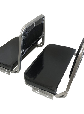 柴农矿叉用工地电动三轮车加厚海绵座垫靠垫固定焊件驾驶位座椅架