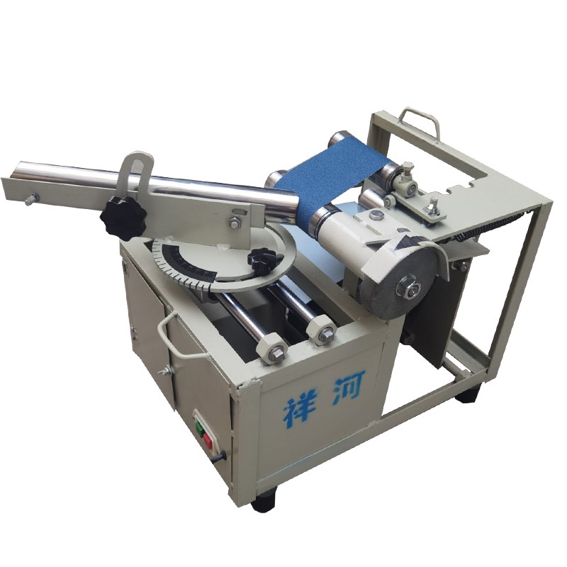 不锈钢坡口机新款便捷式楼梯扶手磨斜口电机多功能方圆管弧口祥河